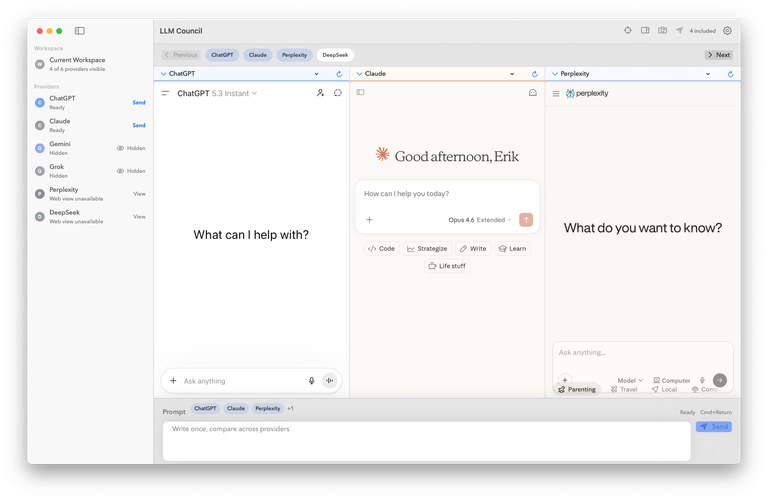 LLM Council :: Erik MacKinnon | AI-Native GTM Operator